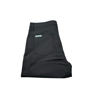 Blue Delta Black Indigo Smooth Bespoke Men's Stretch Denim Jeans Size 34x28